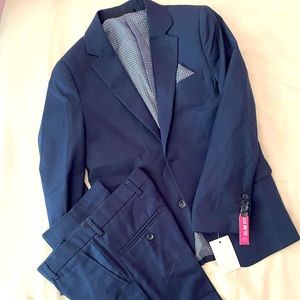 Isaac Mizrahi, boys navy blue suit